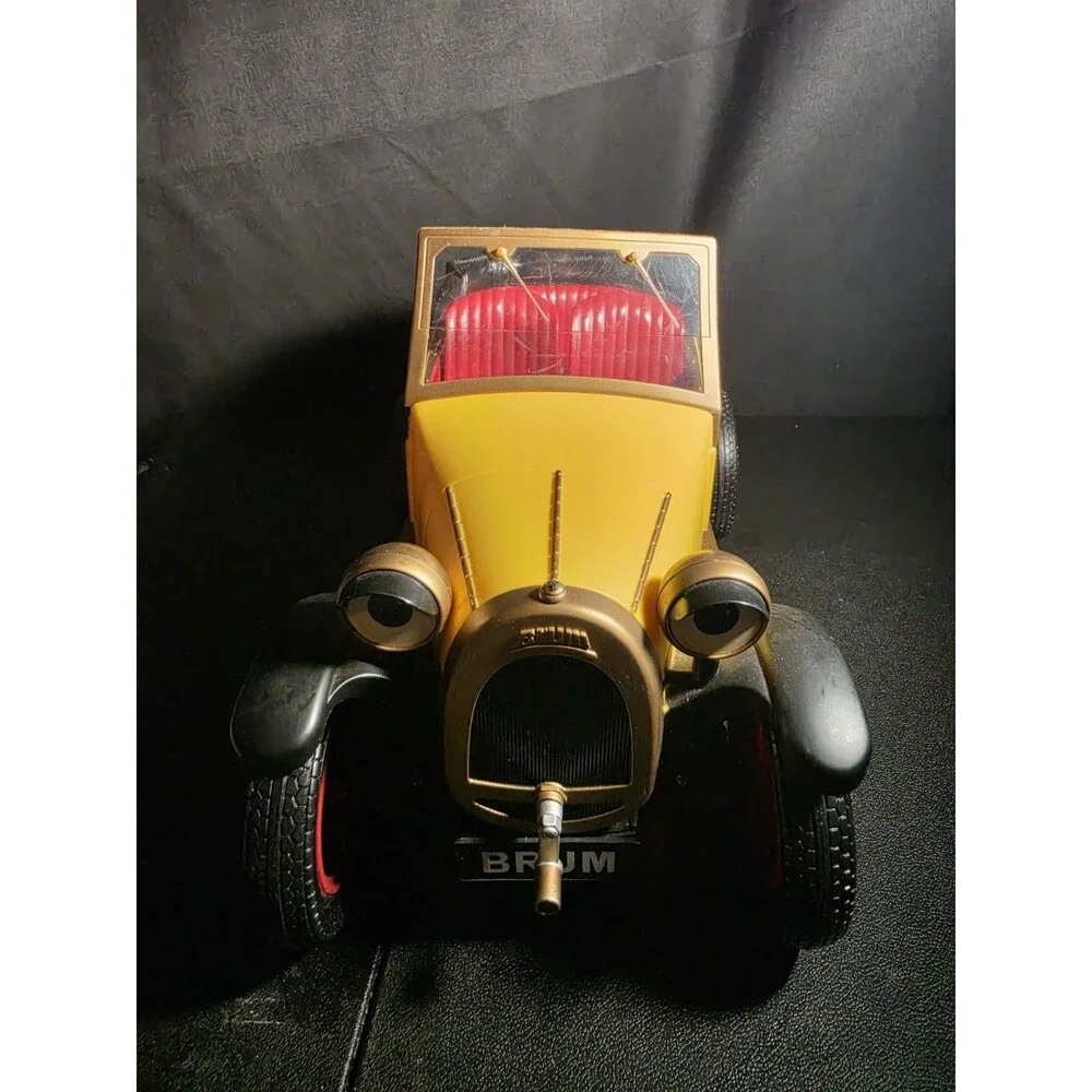 Brum Large Yellow Car Electronic Toy Non Working Vintage Collectible TV Show